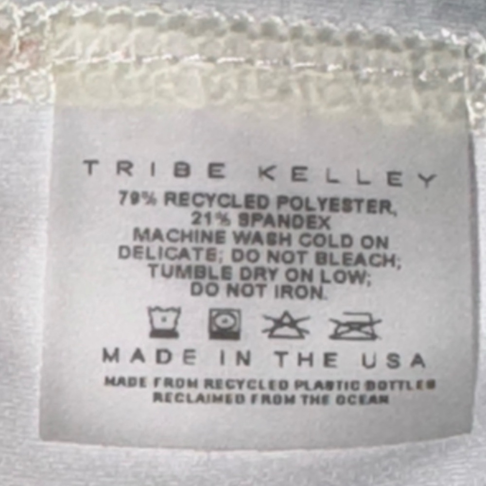TRIBE KELLEY butter soft BRALETTE second skin T-Back bra women’s size large - Picture 11 of 17